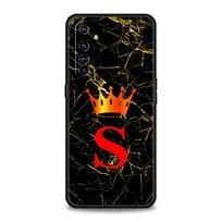 Marble Letter Soft TPU For Realme 13 12 11 10 9 Pro Plus GT3 GT2 C21 C25 C35 C53 C55 C67 Pro 5G Phone Case Cover Fundas Capa Bag for realme c21