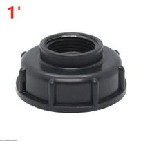 Patvarios Ibc bako jungiamosios detalės S60X6 šiurkščiavilnių sriegių dangtelis, 60 mm vidinė sriegio jungtis