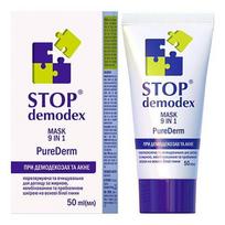 Maska Do Twarzy 9W1 Pure Derm Stop Demodex Demodekoza Nużyca Trądzik 50Ml