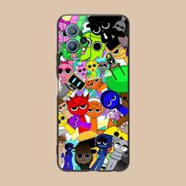 Sprunki Music Mobile Cell Phone Case for Huawei P60 P50 P40 P30 P20 P10 P9 P8 Pro Lite Plus Colorful Printing Cover Cover Luxury Huawei P60