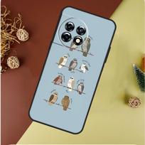 Fashion Cartoon Owl For OnePlus 13 12 11 12R 13R 9 10 Pro 8T 9RT 10T 10R Nord 4 CE 2 3 Lite N20 N30 Phone Case For OnePlus Nord