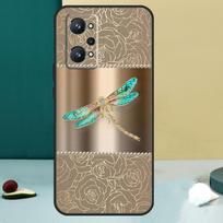 Floral Colorful Dragonfly For Realme 11 10 12 13 14 Pro Plus GT 7 6 5 Pro GT 6T C67 C61 C53 C51 C21Y C25S C75 C55 Case For Realme GT5