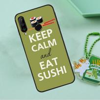 Sushi Maki Rice Kitchen Food Cute For Huawei Nova 12i 12s 7i 8i 11i 9 10 SE Y90 Y60 Y70 Y72 Y61 Y91 P30 P40 Lite P60 Pro Case For Huawei P20 Pro