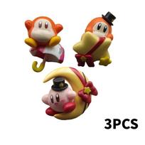 Set Of Three Star And Moon Umbrella Kirby Figures Diy Patch Material Decorations
