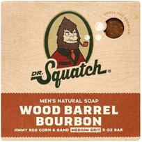 Dr. Squatch Men's All Natural Bar Soap - Wood Barrel Bourbon - 5oz