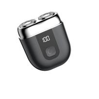 Men's Electric Travel Shaver, Cordless Rechargeable Mini Shavers for Men Waterproof Dry/Wet Travelling Shaver Razors Gift for Men, Father (Black)