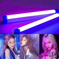 3-pack Rgb Tube Light 17cm/32cm Usb Colorful Night Light Stick For Room, Handheld Fill Light In Purple Blue  WSLIHV