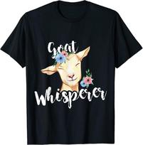Goat Whisperer Goat Design Great Premium Unisex T-shirt S įvairiaspalvis