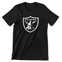 Battlestar Galactica / Oakland Raiders Mash up T- Shirt S įvairiaspalvis
