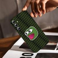 S-Sad Frog P-Pepe Funny Phone Case For Samsung Galaxy S21 S22 S23 S24ULTRA S25ULTRA FE Ultra Plus5G A52S S26 Soft Cover S25