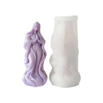 Detailed Portrait Silicone Mould for Handmade Candle Plasters Cement Craft Home Decoration