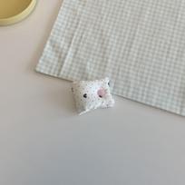 Cute Ins Little Heart Fabric Cable Organizer for Girl Portable Charger Cord Wrap Holder Travel-Friendly Wire Management Tie