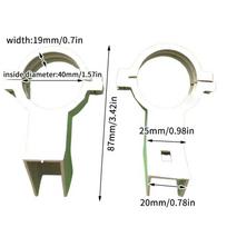 Thickened Plastic Band LNB Holder For Satellite Dishes 20Mm Plastic Bracket, Weatherproof For Multiple Dish Sizes balta