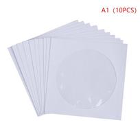 10/50pcs Paper CD DVD Flap Sleeves Case Cover Envelopes 5inch 12.5cm Disc CD Sleeve Kraft Paper DVD Bag Cover Packaging Envelope