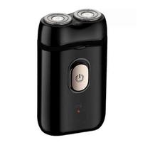 Mini Electric Shaver Dual Head Rotating Washable 40dB Quiet Portable