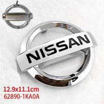 ABS for Nissan X-Trail Qashqai Tiida Teana Livina NP300 Sentra Altima Versa Car Front Hood Rear Emblem Trunk Badge Sticker