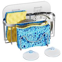 Suction Cups Sponge Drainer Rack Rustproof Kitchen Sink Organizer  Kitchen Sink sidabras
