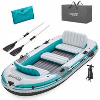 Ponton Bestway Hydro-Force 5 Osobowy Wędkarski Zestaw Wiosła Pompka 65159