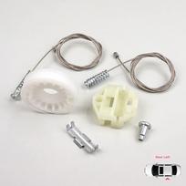 EWR1002 Elektrinio lango keltuvo reguliatoriaus remonto komplektas, galinis kairysis, Vauxhall Opel Holden Astra H A04 2004-2014 4/5 durims 13100423