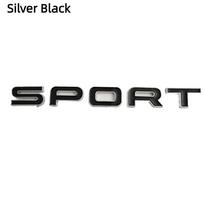 3D ABS Logotipas Sportinis Emblema Raidės Lipdukas Automobilio Galinės Bagažinės Ženklelis L320 L494 Evoque Discovery Sport Lipduko Priedai Silver Black