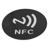 20 vnt. NFC lipdukai 125KHz Apsaugoti nuo trukdžių ID Telefonas NFC Lipdukas Prieigos Kontrolei Home Assistant Juodas juoda