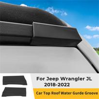 Roof Rain Gutter Extension Diversion For Jeep Wrangler Jl 2018-2022 Jt 2020-2022