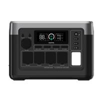 OUKITEL P1000E PLUS 1800W Nešiojama elektrinė, 1024Wh Saulės generatorius su LiFePO4 baterija, Greitas įkrovimas, Išmanus valdymas programėle, skirtas lauko sąlygoms juoda
