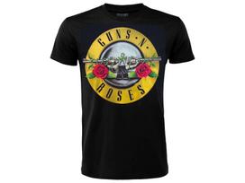 Guns N' Roses Official Logo T-Shirt Jersey Original Black Rock T-Shirt- 2XL