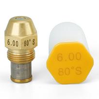 Vario Kuro Alyvos Purkštukas 80 Laipsnių Kampu Su Vidiniu Nerūdijančio Plieno Filtru Daugeliui Degiklių Modelių Šildymo Įrangos 5.00GPH