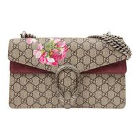 Gucci Dionysus GG Blooms Tiger Head Buckle Logo Canvas And Leather Chain Shoulder Bag Women Shoulder Bag 400249-KU23N-8693 Basic Set (Bag+Dust Bag)
