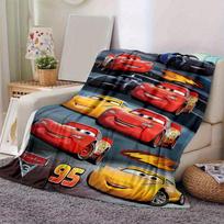 1pc. Lightning McQueen Car Themed Blanket - Perfect for Home, Office, Outdoor Use, Gift Idea, Suitable for All Seasonsz0417213 130cmx150cm