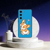 Cute corgi dog Phone Case For Samsung Galaxy A73,A72,A71,A70,A53,A52,A51,Others Soft Black Cover Samsung a71 4g