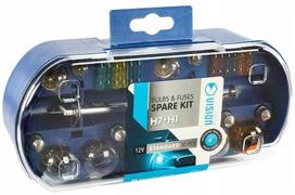 Zestaw Żarówek Zasobnik H7 12V 55W + H1 12V 55W + 28 Elementów
