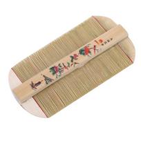 Traditional Double Sided Bamboo Lice Comb Dense Teeth Anti-Itch Head Flea Dandruff Scraping Hair Care Comb
