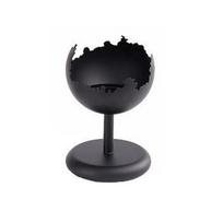 Transparent metal fragrance diffuser candle holder - painted finish candle stand for dining table to enhance atmosphere