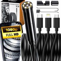 Endoskop Kamera Inspekcyjna Do Telefonu Android Aplikacja Led Usb Typ-C 3M