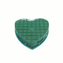 With Suction Cup Floral Bricks Heart Shaped Flower Mud Floral Foam Blocks  Floral Arrangement S žalia