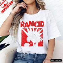 Rancid Fan Unisex TShirt Funny Screaming Punk Print Tops Rock Band Punk Lover Cotton Tee Cool Y2k Vintage Classic Women Clothes 4XL