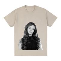 Hailee Steinfeld TShirt Round Neck Short Sleeve Graphic Printing Camisetas Casual Fashion Cotton Clothing Ropa Mujer Clothes S