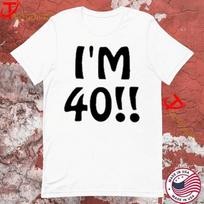 Anthony Williams I ??m 40 Ant1Ipromo T Shirt S įvairiaspalvis