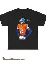 Patrick Surtain Denver Broncos T Shirt Animated Autograph Edition Sports Denver Broncos Player 2 S įvairiaspalvis