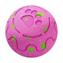 Electric Pet Toy Ball Automatic Bouncing Interactive Dog Toy with Intelligent Obstacle Avoidance Touch Wake-Up Design Bite-Resistant Dog Toy Size#A rožinė