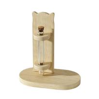 Wooden Cat Hair Storage Box Durable Pet Memorial Ornament Cat Hair Jar  For Pets Cats Dogs Single Tube