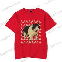 Fun Meme Sad Crying Cat Printed Women Unisex Casual TShirt Harajuku T Shirts Casual Fashion Tees Clothes Short Sleeve Daily Wear S