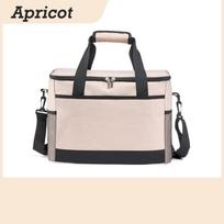 1pc Large-capacity Insulated Box Oxford Cloth Refrigerated Ice Pack Outdoor Camping Portable Hand-held Picnic Bag Storage Bag abrikosas