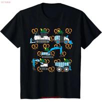 Kids Oktoberfest Construction Vehicles German Toddler Boys T Shirt for vintage Washed Slightly Comfortable fashion Breathable S įvairiaspalvis