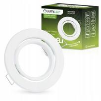 Recessed-Mounted, Movable Round Halogen Luminaire Aureli White Sheet Mr16 Gu10