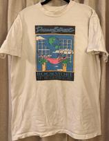 Vintage Hanes Beefy-T White Crew Neck Graphic St. Augustine Bookstore T-Shirt S įvairiaspalvis