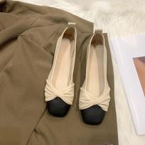 Single Shoes Female Ladybugs Soft Bottom Gentle Mary Jane Women Shoes Spring Shallow Mouth Grandma Shoes 35