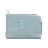 USB Data Cable Charger Small Zipper Pouch Cosmetic Storage Bag Travel Cable Organizer Bag Electronic Organizer Accessories mėlyna